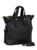 Anna Morellini Leren shopper "Loggia" zwart - (B)50 x (H)30 x (D)16 cm