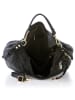 Anna Morellini Leder-Shopper "Caroline" in Schwarz - (B)42 x (H)38 x (T)17 cm
