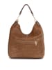 Anna Morellini Leren schoudertas "Caroline" camel - (B)42 x (H)38 x (D)17 cm