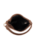 Anna Morellini Leder-Schultertasche "Linda" in Braun - (B)29 x (H)24 x (T)8 cm