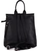 Anna Morellini Leder-Rucksack "Azalea" in Schwarz - (B)30 x (H)31 x (T)11 cm