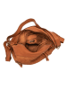 Anna Morellini Leder-Schultertasche in Braun - (B)35 x (H)31 x (T)16 cm