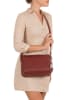 Anna Morellini Leren schoudertas "Orlanda" bordeaux - (B)19 x (H)15 x (D)8 cm