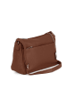 Anna Morellini Leren schoudertas "Orlanda" bruin - (B)29 x (H)23 x (D)12 cm