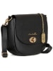 Anna Morellini Leder-Umhängetasche "Iseppa" in Schwarz - (B)24 x (H)21 x (T)9 cm
