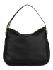 Anna Morellini Leder-Schultertasche "Armina" in Schwarz - (B)35 x (H)31 x (T)7 cm