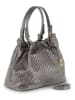 Anna Morellini Leren handtas "Eloisa" grijs - (B)38 x (H)28 x (D)16 cm