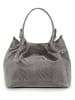 Anna Morellini Leder-Henkeltasche "Eloisa" in Grau - (B)38 x (H)28 x (T)16 cm