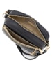 Anna Morellini Leder-Umhängetasche "Tabita" in Schwarz - (B)22 x (H)15 x (T)10 cm