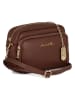 Anna Morellini Leren schoudertas "Tabita" bruin - (B)22 x (H)15 x (D)10 cm