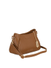 Anna Morellini Leder-Umhängetasche "Manfrina" in Camel - (B)15 x (H)14 x (T)9 cm