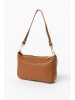 Anna Morellini Leder-Umhängetasche "Taidea" in Braun - (B)23 x (H)15 x (T)7 cm