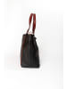 Anna Morellini Skórzany shopper bag "Giusermina" w kolorze czarnym - 44 x 30 x 18 cm