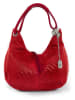 Anna Morellini Leren schoudertas "Concetta" rood - (B)38 x (H)10 x (D)34 cm