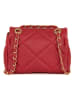 Anna Morellini Leren schoudertas "Allegra" rood - (B)23 x (H)17 x (D)9 cm