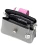 Anna Morellini Leder-Umhängetasche "Elianna"  in Grau - (B)22 x (H)19 x (T)10 cm