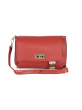 Anna Morellini Leder-Umhängetasche "Matalia" in Rot - (B)22 x (H)17 x (T)9 cm