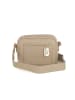 Anna Morellini Leder-Umhängetasche "Aldina" in Taupe - (B)22 x (H)18 x (T)11 cm