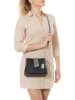 Anna Morellini Leren schoudertas "Santuzza" zwart - (B)22 x (H)19 x (D)10 cm