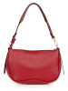 Anna Morellini Skórzana torebka "Pupetta" w kolorze czerwonym - 30 x 20 x 12 cm
