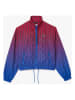 Lacoste Trainingsjacke in Rot/ Blau