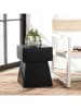 Safavieh Gartentisch "Zen" in Schwarz - (H)46 x Ø 35 cm
