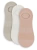 Lemon socks 3er-Set: Socken in Beige/ Weiß/ Rosa