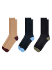 Ted Baker 6er-Set: Socken in Dunkelblau/ Schwarz/ Beige