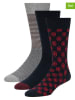 Ted Baker 3er-Set: Socken in Schwarz/ Grau
