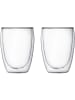 bodum 2-delige set: isoleerglazen "Pavina" - 350 ml
