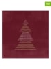 ppd 2-delige set: servetten "Pure Christmas" bordeaux - 2x 20 stuks