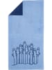 Moomin Duschtuch ''Hattifat'' in Hellblau/ Blau - (L)140 x (B)70 cm