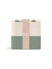 Monbento Lunchbox "Birds" in Creme/ Grün - 1,7 l