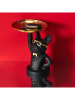 Rétro Chic Dekoobjekt "Bulldog" in Schwarz/ Gold - (B)21,5 x (H)21 x (T)20,5 cm