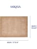 Mikasa 2-delige set: jute placemats beige - (L)45 x (B)35 cm