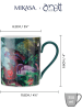 Mikasa Tasse "Flamingo" in Türkis/ Rot - 350 ml