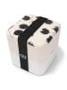 Monbento Lunchbox "Plume" crème/zwart - 1,7 l