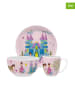ppd 3tlg. Frühstücksset "Princess" in Rosa