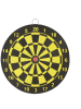 The Concept Factory 2-delige set: dartspellen geel/zwart - Ø 15 cm