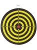The Concept Factory 2-delige set: dartspellen geel/zwart - Ø 15 cm