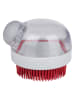 Edco Szczotka w kolorze biało-czerwonym do masażu zwierząt domowych
