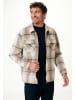 Mexx Hemd in Beige/ Braun/ Hellblau
