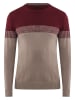 Mexx Pullover in Bordeaux/ Taupe