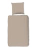 Good Morning Flanell-Bettwäsche-Set in Beige