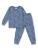 Sense Organics Pyjama "Long John" in Blau