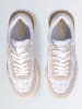 Liu Jo Leren sneakers "Amazing" beige/wit