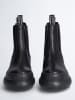 Liu Jo Leder-Chelsea-Boots in Schwarz
