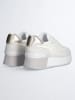 Liu Jo Sneakers in Creme/ Gold