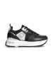 Liu Jo Leder-Sneakers in Schwarz