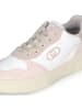 Liu Jo Leder-Sneakers in Weiß/ Beige